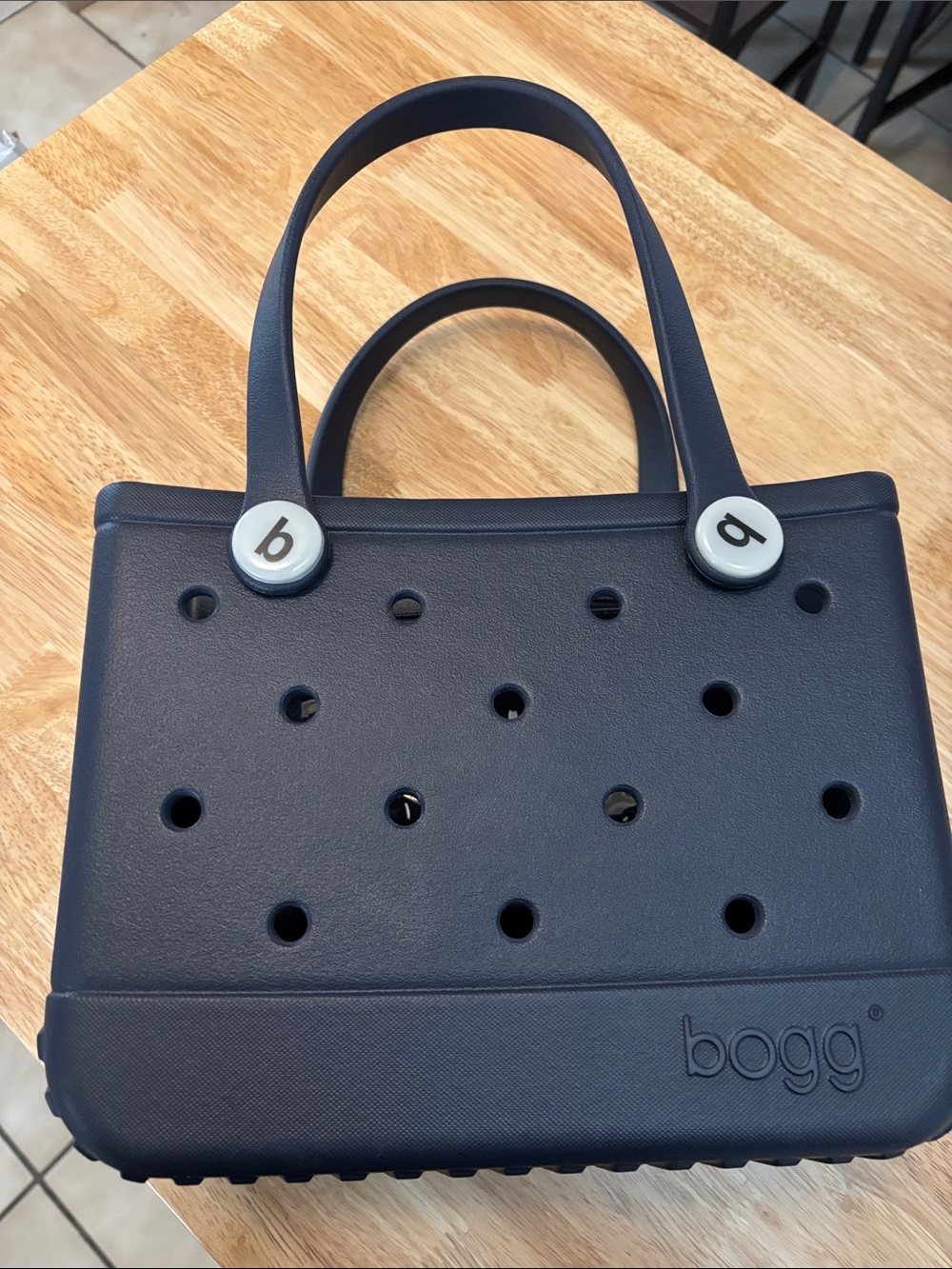 BOGG BAG Bitty Navy Blue Tote - Like New Condition